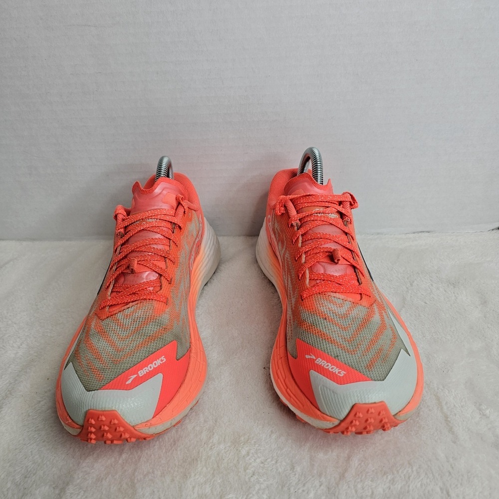 Brooks Catamount 4 Women's Size 8 B Running Shoes Flame/Legion Blue 1204301B197 - Picture 8 of 13